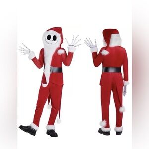 Disney Nightmare Before Christmas Santa Jack Costume size L